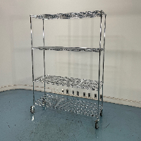6' Portable Wire Shelving Unit image 0